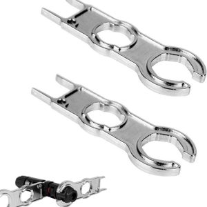 Lot de 2 clés solaires MC4 en alliage de zinc